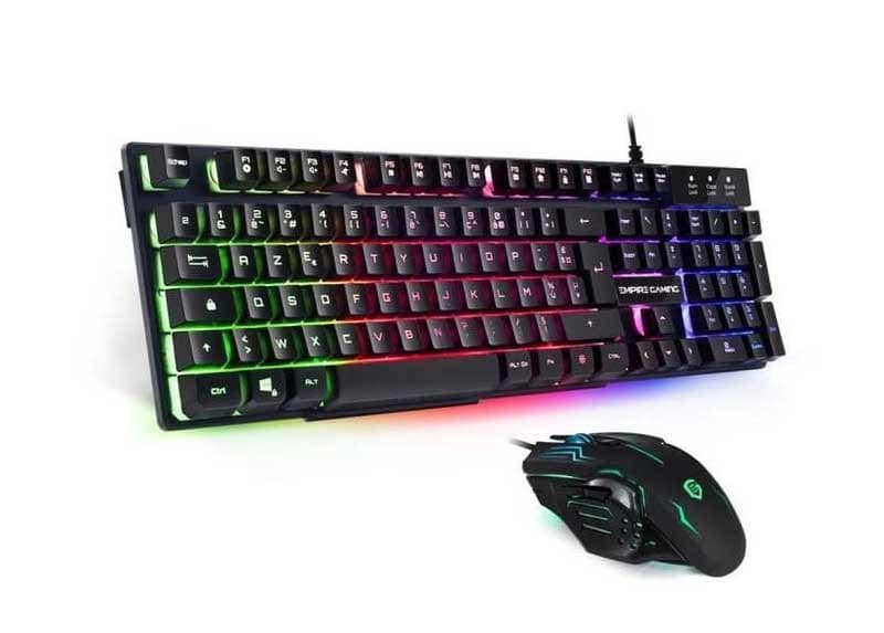 Pack gamer Jedel GK102 clavier avec souris 6D