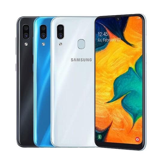 Smartphone Samsung A30 Android milieu de gamme débloqué